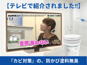 第28回:テレビで紹介!防かび塗料無臭
