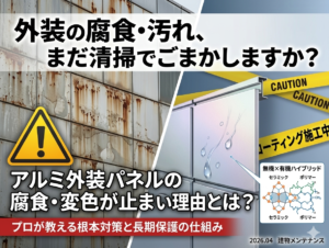 第39回 | アルミ外装パネルの腐食・変色が止まらない理由とは